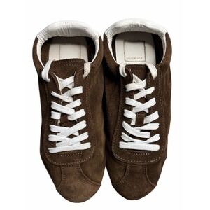 Dolce Vita Suede Sneakers Mens Size 7 Brown Low Top Made In Italy Shoes